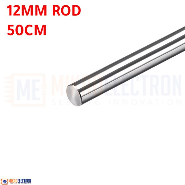 Dpc Rods 50CM LENGTH HIGH FREQUENCY CHROME PLATED SMOOTH ROD DIAMETER 12MM