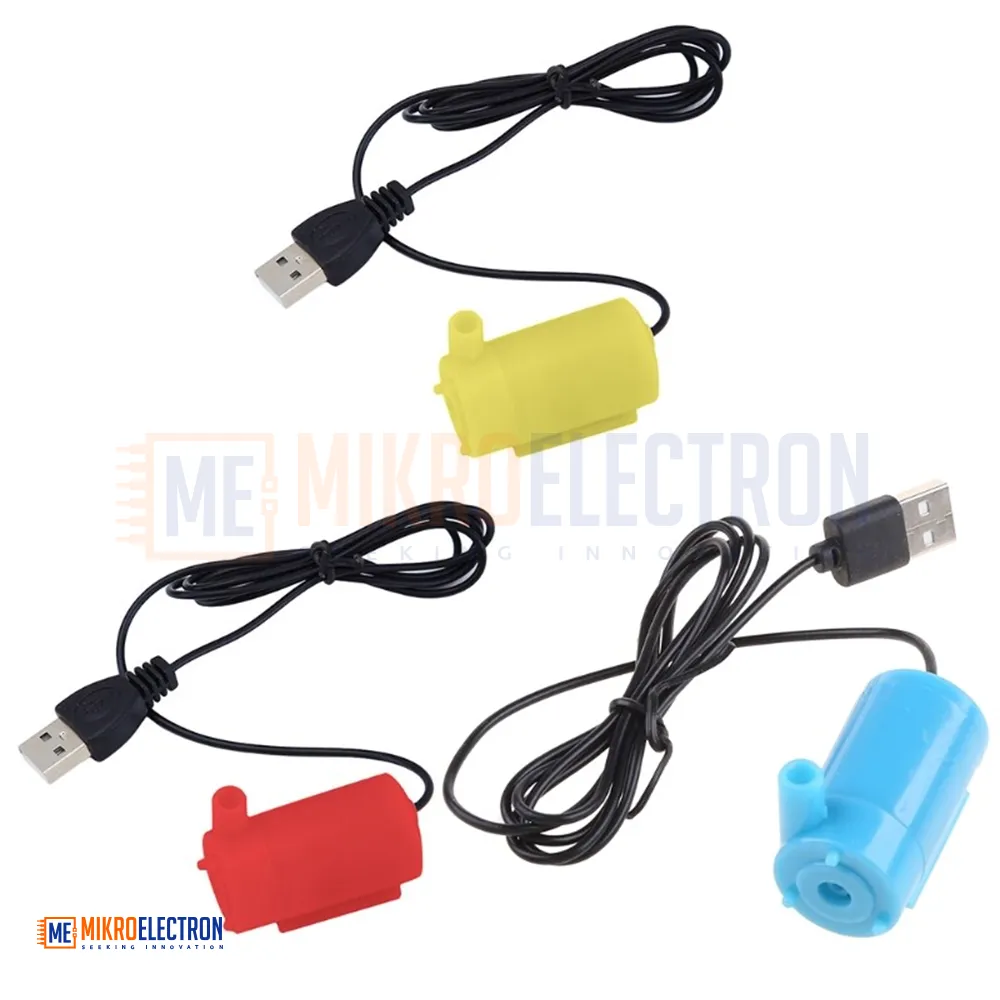 thumbnail image 2 of USB Mini Submersible Water Pump - Ultra Mute 5V Pump With 1M Cable For Fountains, Aquariums, DIY Projects 2 of 6