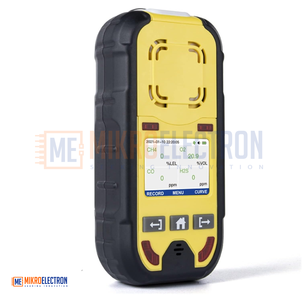 Bosean 4 in 1 Air Quality Monitor Portable Multi Gas Detector O2 CO H2S ...