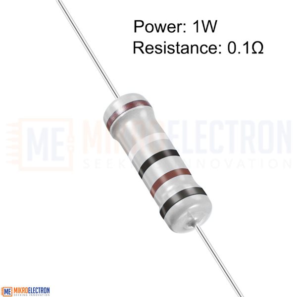 Api Electronics Resistors 0.1 Ohm Resistor 1W